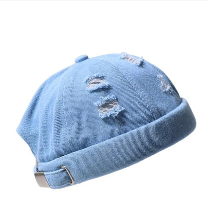 Havoc Denim Distressed Beanie